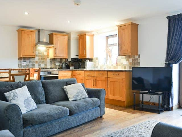 Open plan living space | Meadow Lodge - Pasture Farm Cottages, Near Aspatria