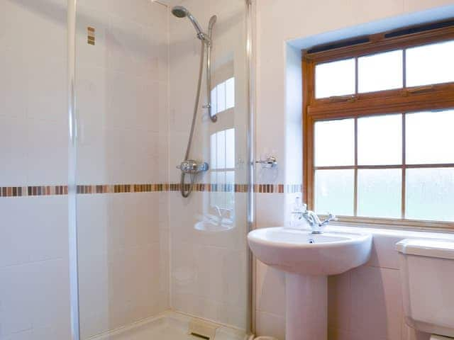 Shower room | Meadow Lodge - Pasture Farm Cottages, Near Aspatria