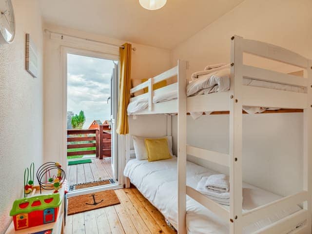 Bunk bedroom | Chalet 56, Kingsdown, near Deal