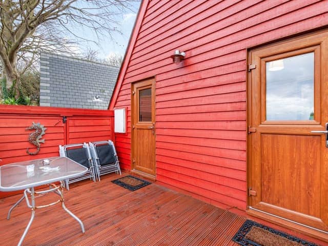 Outdoor area | Chalet 56, Kingsdown, near Deal