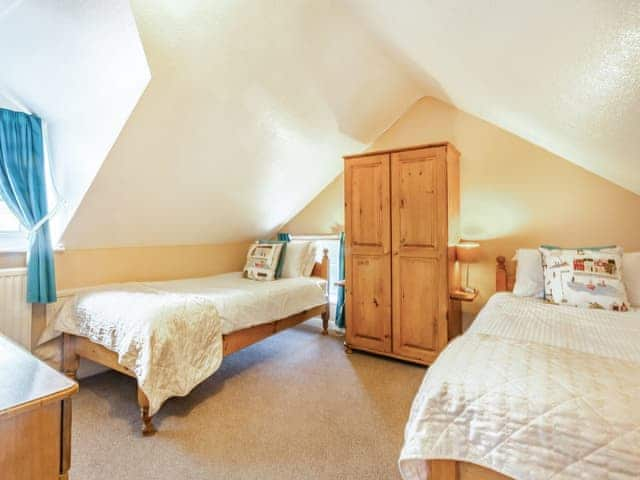 Twin bedroom | Smugglers Rock House, Ravenscar, near Robin Hoods Bay