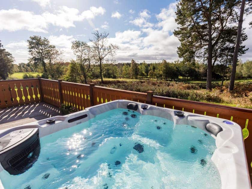 Hot tub | South Vista - Percy Woods Golf and Country Retreat, Swarland, near Morpeth