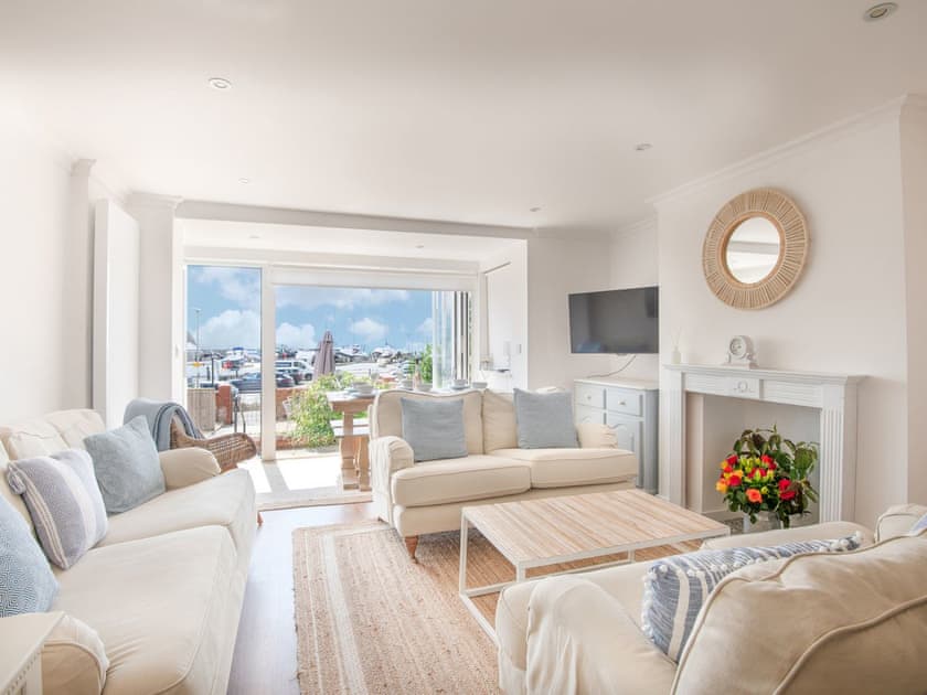 Living room/dining room | Coast View Apartment, Lyme Regis