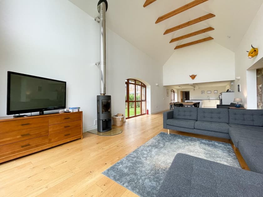 Open plan living space | West - Balloan Steading, Dornoch