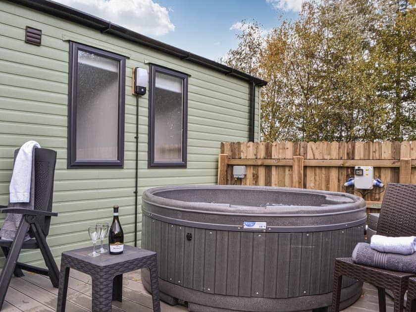 Hot tub | Willow - Wallace Lane Farm Cottages, Brocklebank, near Caldbeck and Uldale