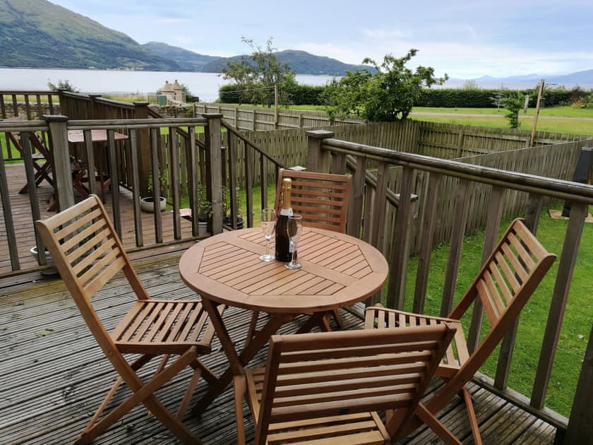 View from the terrace | Linnhe Shore Cottage, Onich
