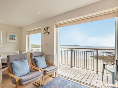 Living area | Puffin, Portscatho