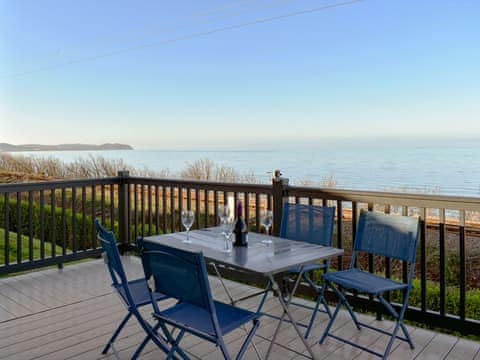 Decking | Victoria Lodge - Bron Y Wendon Holiday Park, Llanddulas, near Llandudno