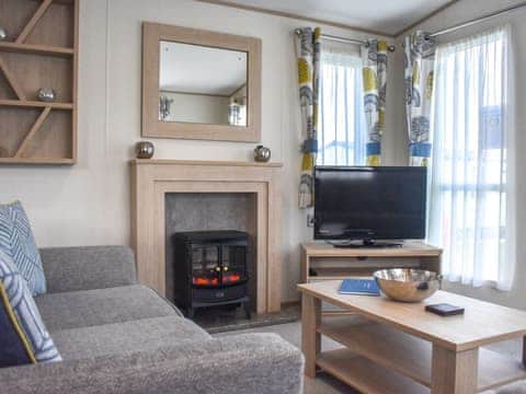 Living area | The Endeavour - Flask Country Lodges, Robin Hood&rsquo;s Bay