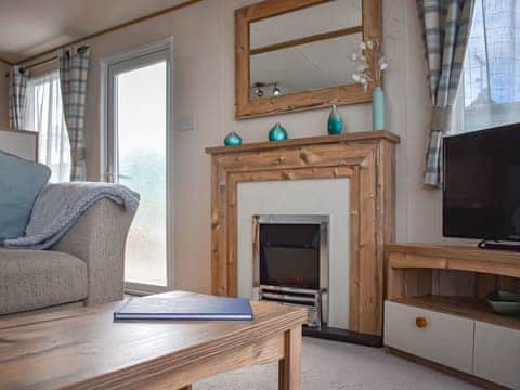 Living area | Everard - Flask Country Lodges, Robin Hood&rsquo;s Bay