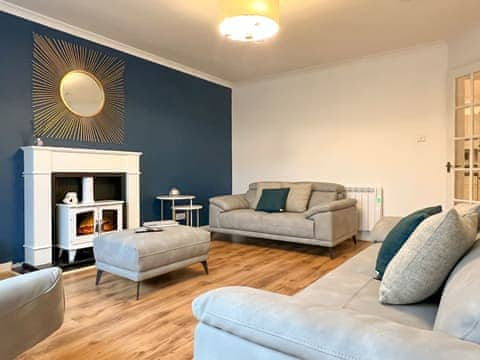 Living room | Marie Hoose, Strornoway, Isle of Lewis