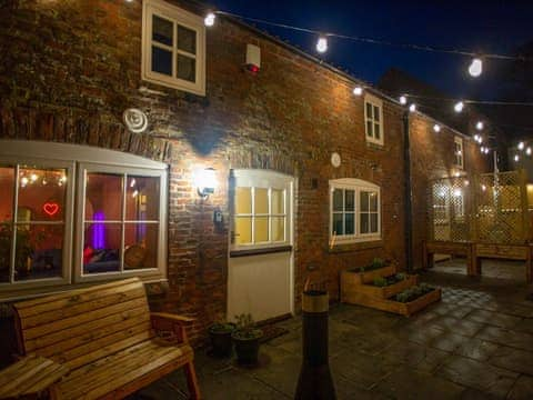 Outdoor area illuminated | The Stables, Rudston, near Bridlington