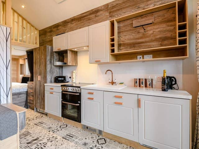 Kitchen area | Woodpecker Lodge - Hole Farm, Alderbury, near Salisbury