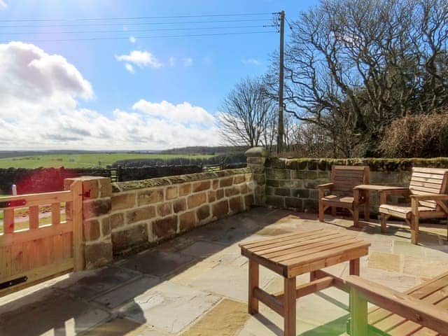 Sitting-out-area | Smugglers Rock House, Ravenscar, near Robin Hoods Bay