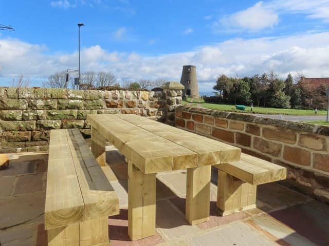 Sitting-out-area | Smugglers Rock House, Ravenscar, near Robin Hoods Bay