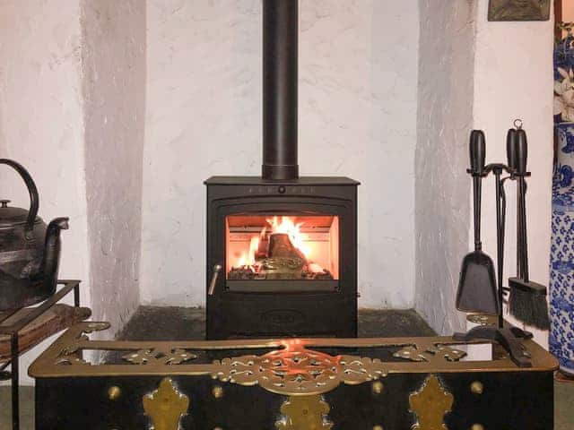 Cosy woodburner in the living room | Robsons Cottage, Alston