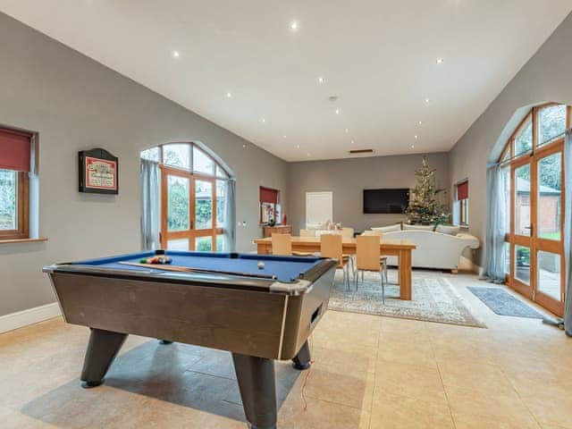 Games room | Hoole Summer House, Elswick, near Preston