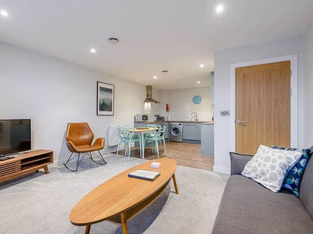 Open plan living space | 3 Eastgate - Eastgate House Apartments, Andover