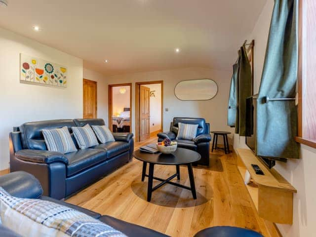 Living area | Bluebell Lodge - Chicken Shed Lodges, Ashford