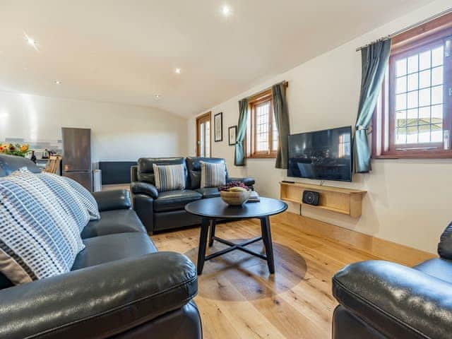 Living area | Snowdrop Lodge - Chicken Shed Lodges, Ashford