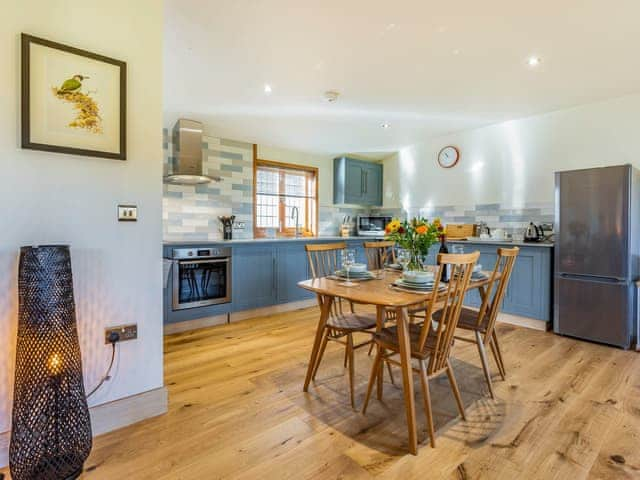 Kitchen/diner | Snowdrop Lodge - Chicken Shed Lodges, Ashford