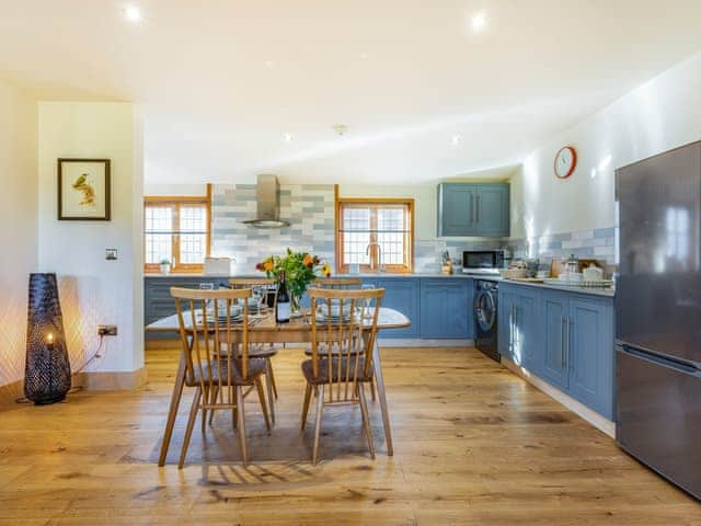 Kitchen/diner | Snowdrop Lodge - Chicken Shed Lodges, Ashford