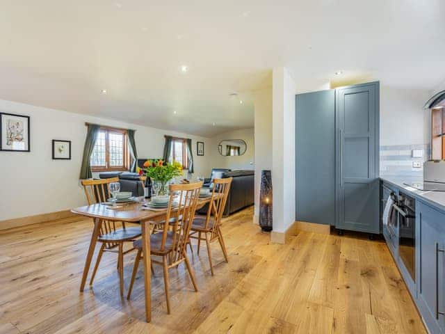 Kitchen/diner | Snowdrop Lodge - Chicken Shed Lodges, Ashford