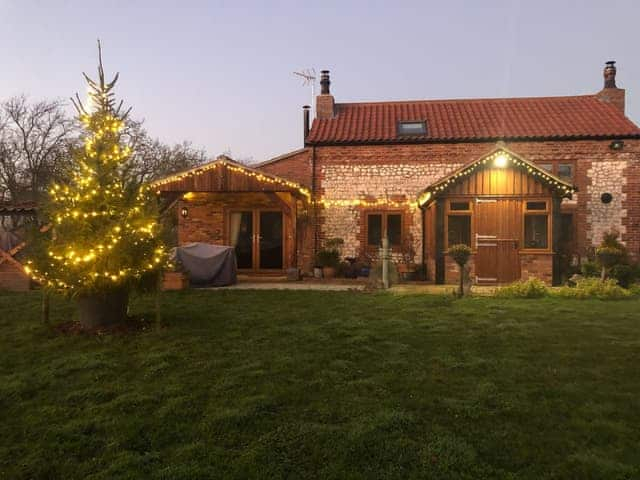 Exterior at Christmas | Honey Pots, Foulden, near Swaffham