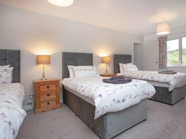 Triple bedroom | Higher Trewithen Holiday Cottages- The Hayloft - Higher Trewithen Holiday Cottages, Sithians, near Falmouth