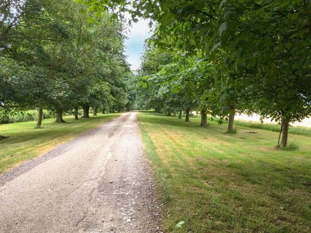 Driveway | Swan - Caves Farm Barns, Near Ely