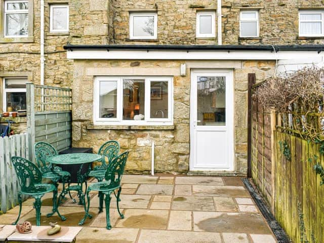 Patio | Number 6 - Flying Horseshoe Cottages, Clapham, near Ingleton