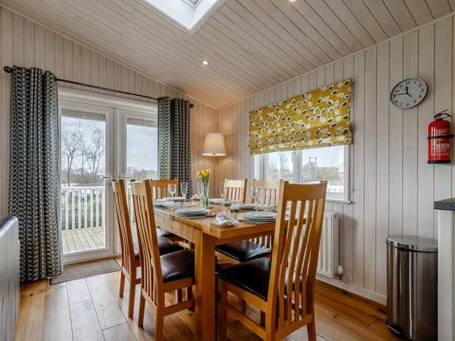 Dining Area | Acer Lodge - Walnut and Acer Lodges, Mercia Marina, Willington