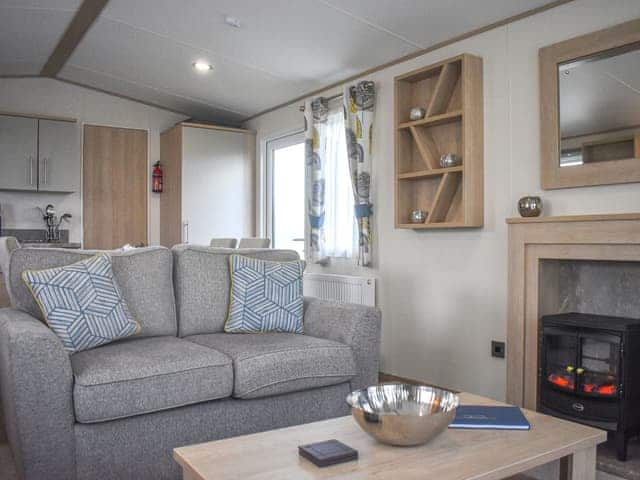 Living area | The Endeavour - Flask Country Lodges, Robin Hood&rsquo;s Bay