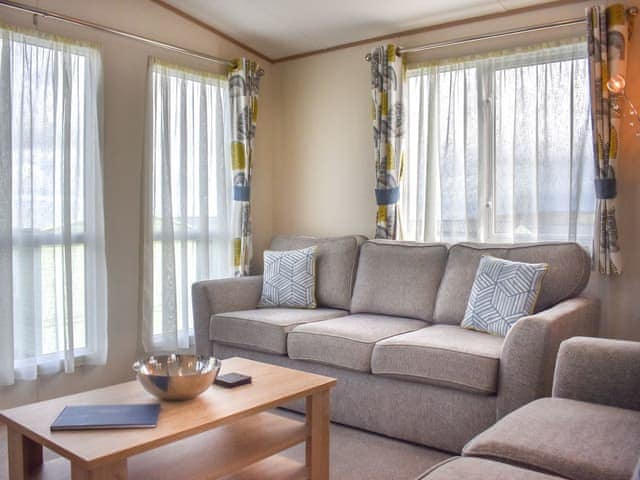 Living area | The Endeavour - Flask Country Lodges, Robin Hood&rsquo;s Bay