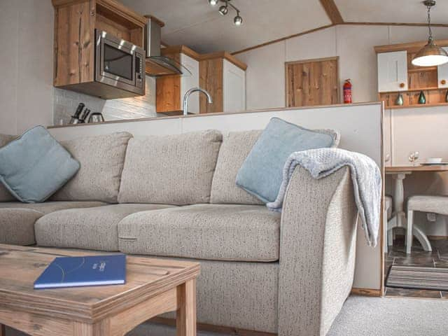 Living area | Everard - Flask Country Lodges, Robin Hood&rsquo;s Bay