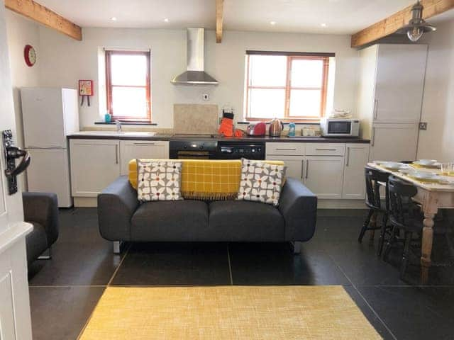 Open plan living space | Parlour - Court Farm Holidays, Marhamchurch, near Bude