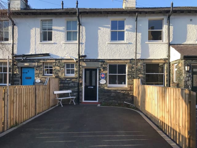 Ample parking for one large vehicle and with car, two smaller ones. | 3 Catherine Cottages, Keswick