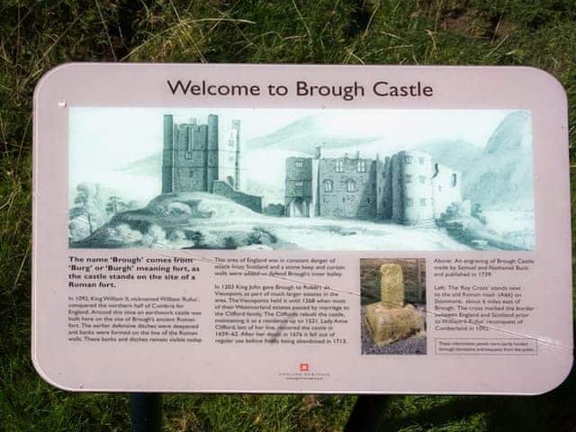 Brough Castle ruins | Clematis Cottage, Church Brough, nr Kirkby Stephen