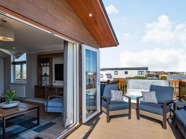 Terrace | Coastal Retreat - The Laurels, Addlethorpe, near Skegness