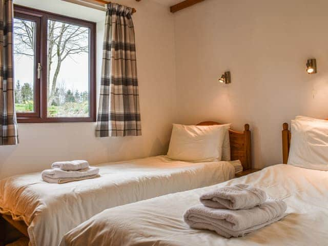 Twin bedroom | Gowland Farm- May Cottage - Gowland Farm, Cloughton, near Harwood Dale