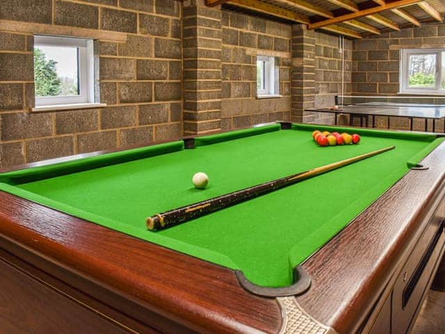 Games room | Gowland Farm- Swallow&rsquo;s Folly - Gowland Farm, Cloughton, near Harwood Dale