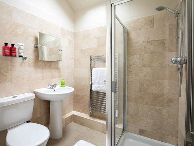 Shower room | Stephenson Cottage - Platelayers Cottages, Stape, near Pickering