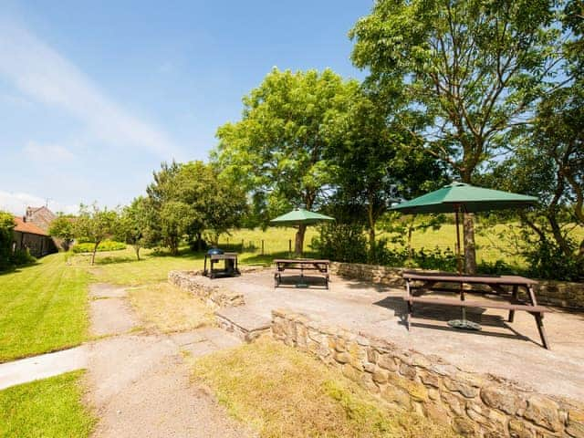 Shared BBQ area | Gowland Farm, Cloughton, near Harwood Dale