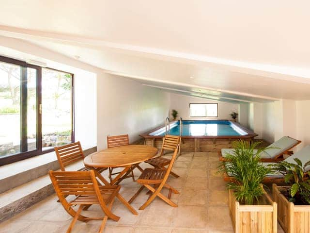 Shared indoor pool | Gowland Farm, Cloughton, near Harwood Dale