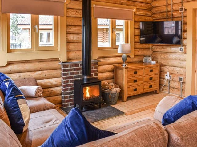 Living area | Arbeia Lodge - Vindomora Country Lodges, Ebchester, near Consett