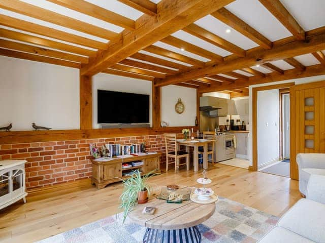 Living area | Granary Barn - Wash Farm Barns, Banham