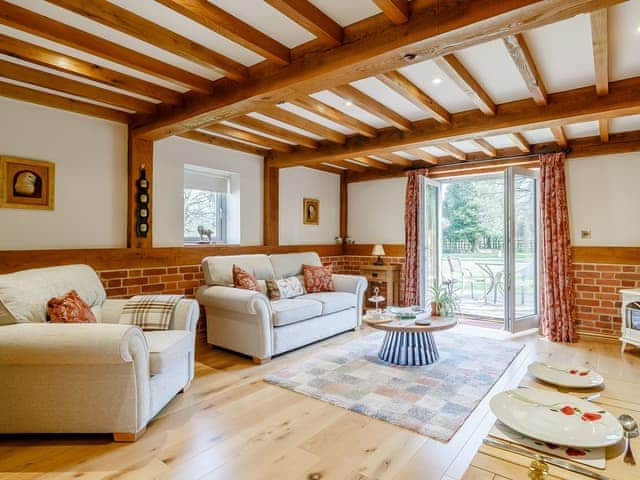 Living area | Granary Barn - Wash Farm Barns, Banham