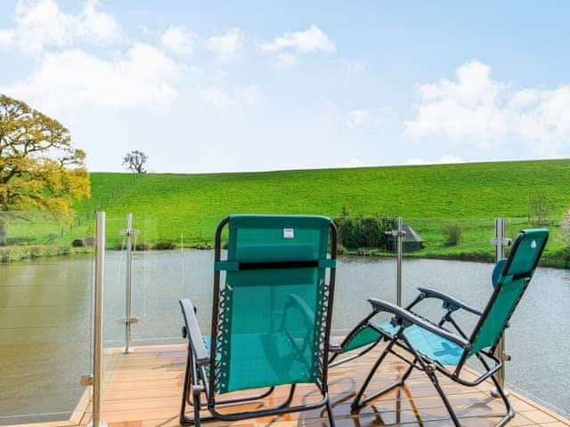 Terrace | Goosedown Lodge - Ponsford Ponds, Knowle, near Cullompton