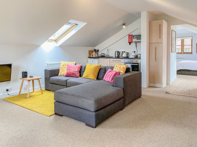 Open plan living space | The Deer Loft, Brook, near Wye