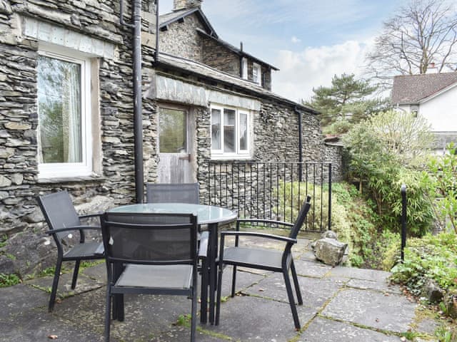 Patio | Stable Cottage - Yew Tree Cottage & Stable Cottage, Windermere
